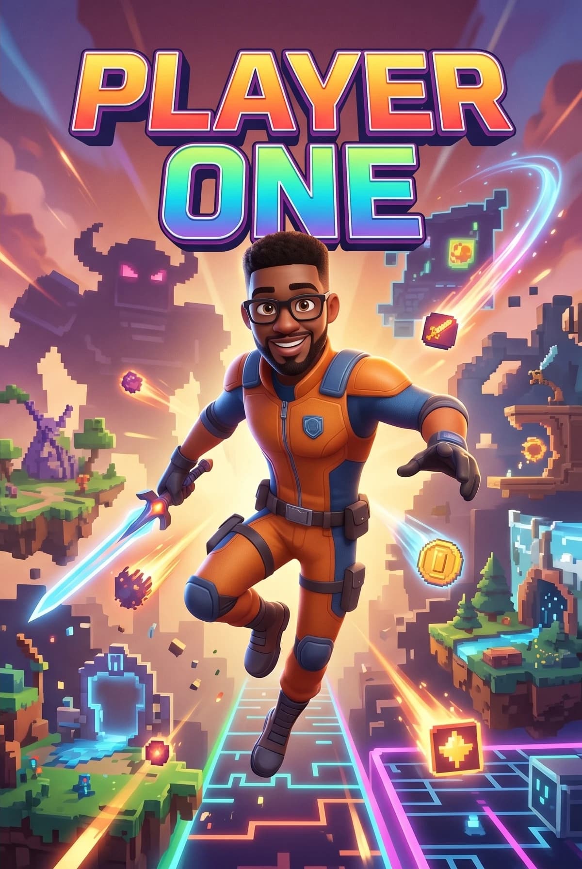 Personalized comic book cover where he is the hero, sample 2